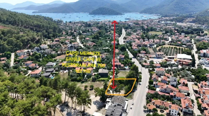 Göcek Merkezde Harika Konumda İmarlı Arsa