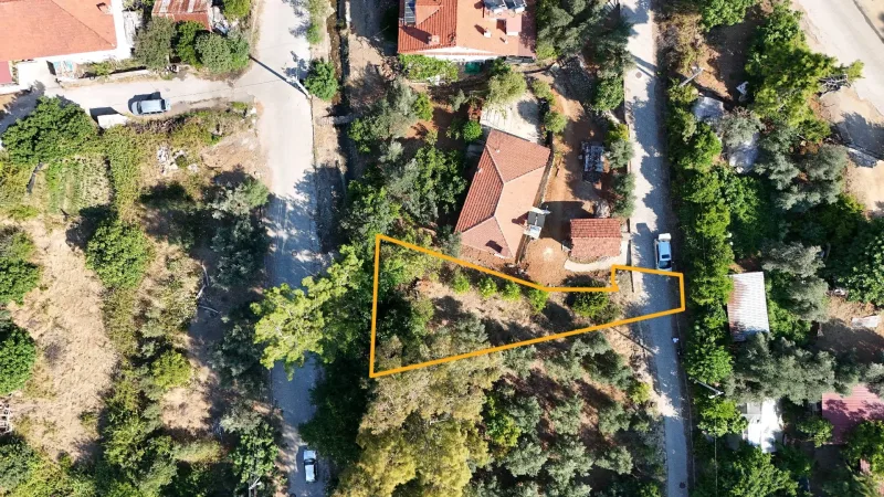 Göcek Dereboğazı'nda Satılık Tarla – Parsel Sınırları, Genel Görünüm