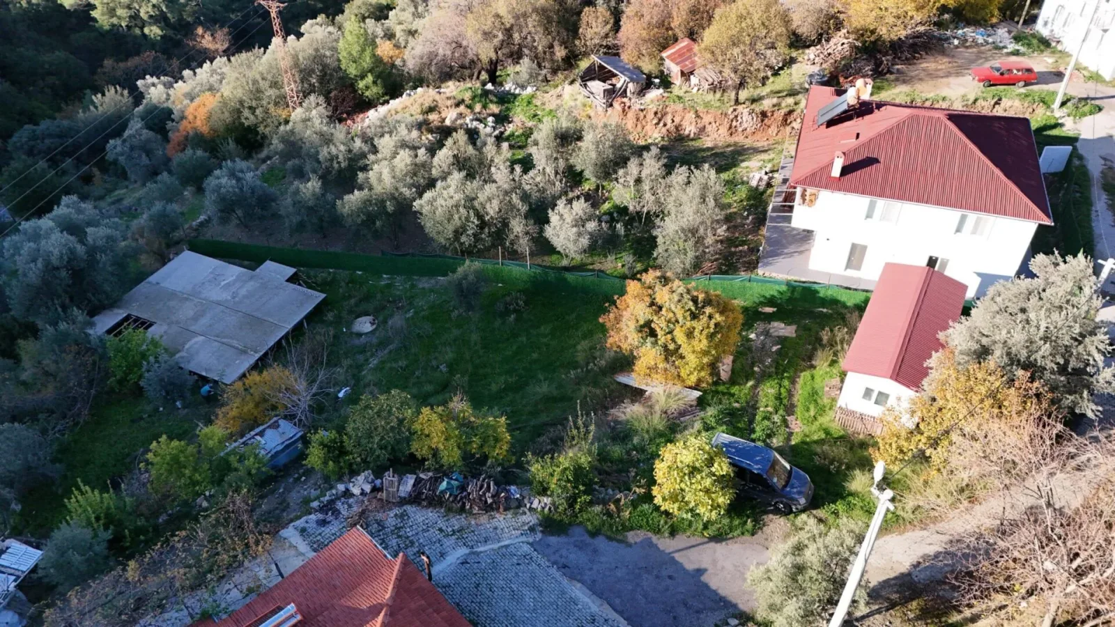Продажа поля 1 359 м² с префабом в Gökçeovacık Çırtmek